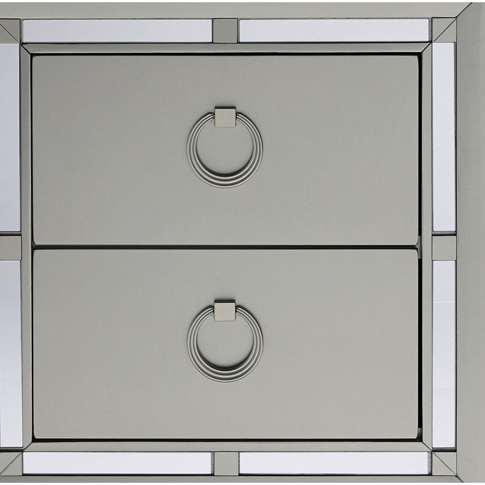 Chloe - Nightstand - Gemstone Silver