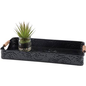 Embossed Rectangle Tray | 16x8