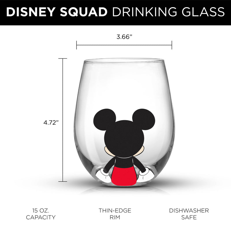 Disney Squad Mickey Mouse & Pals “Looking Back" Wine Glasses | Set of 4