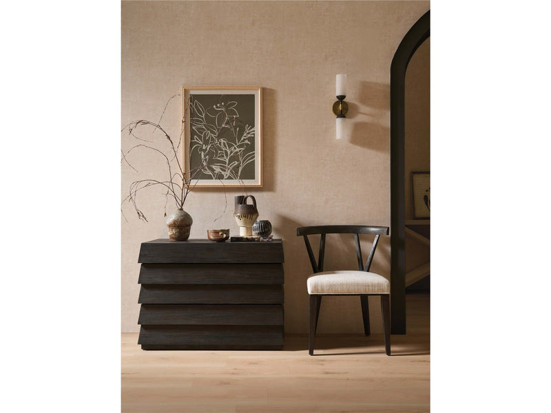 Dwell - Basalt Side Chair (Set of 2) - Dark Gray / White