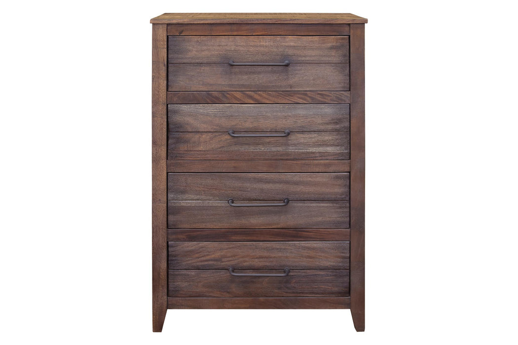 San Luis - Chest - Deep Brown / Warm Gray Finish