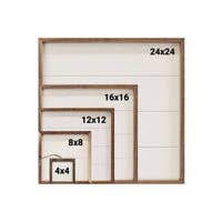 Home Block Wreath Whitewash