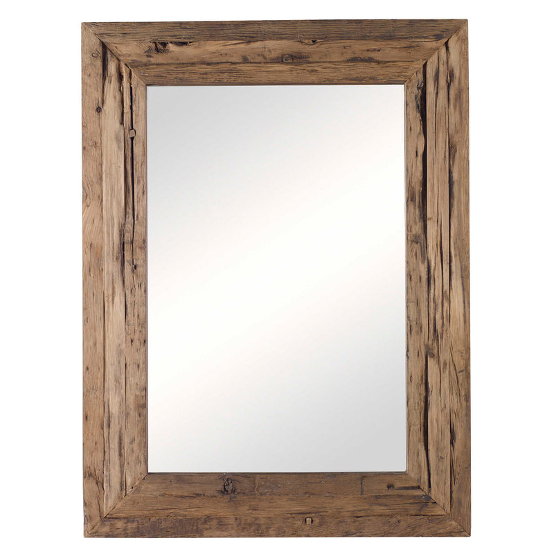 Rennick - Wood Mirror - Dark Brown