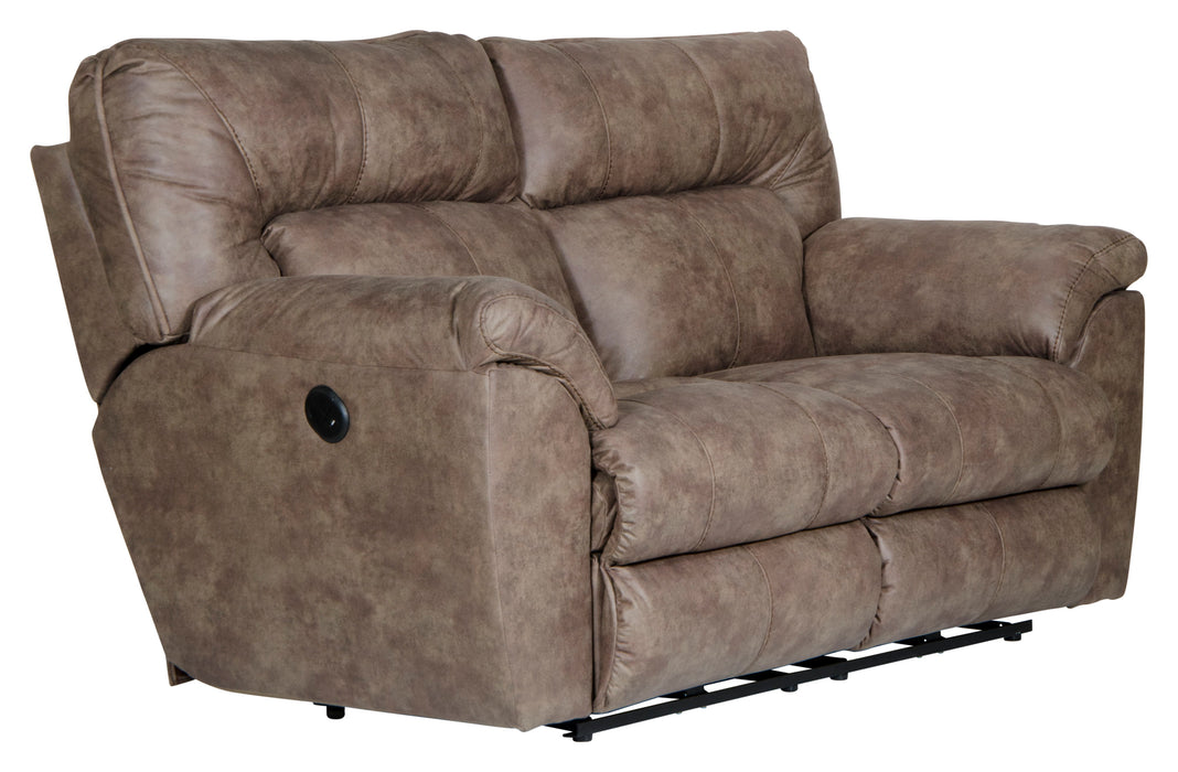 Hollins - Power Reclining Loveseat - Coffee