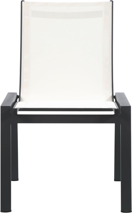 Nizuc - Outdoor Patio Dining Chair With Gray Frame (Set of 2)