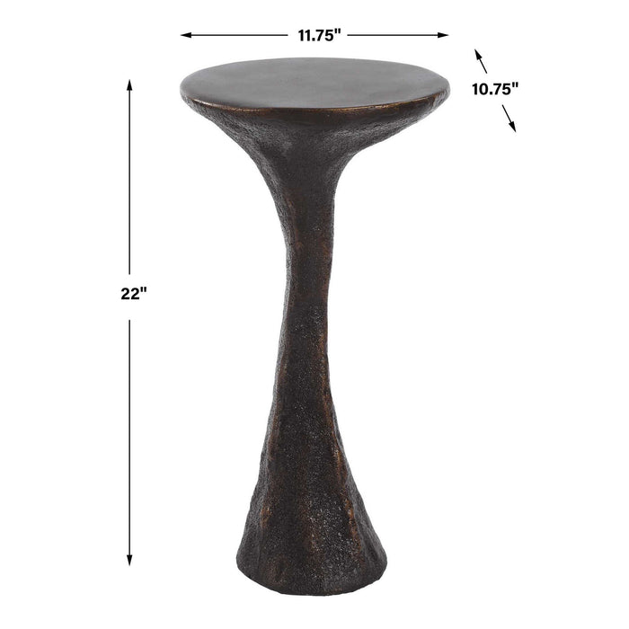 Milan - Outdoor Drink Table - Dark Bronze