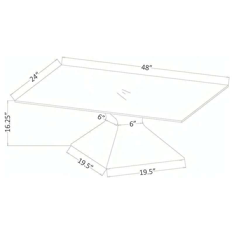 Exeter - Table With Glass Top