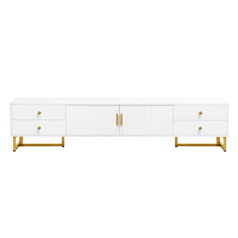 TV Stand With Storage For Living Room