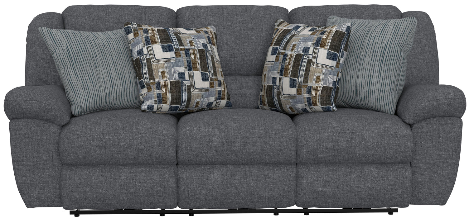 Trifecta - Sofa With 3 Recliners and Drop Down Table