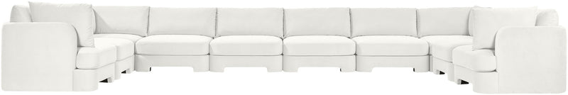 Hammond - Velvet Performance Fabric Upholstered 10 Piece Sectional