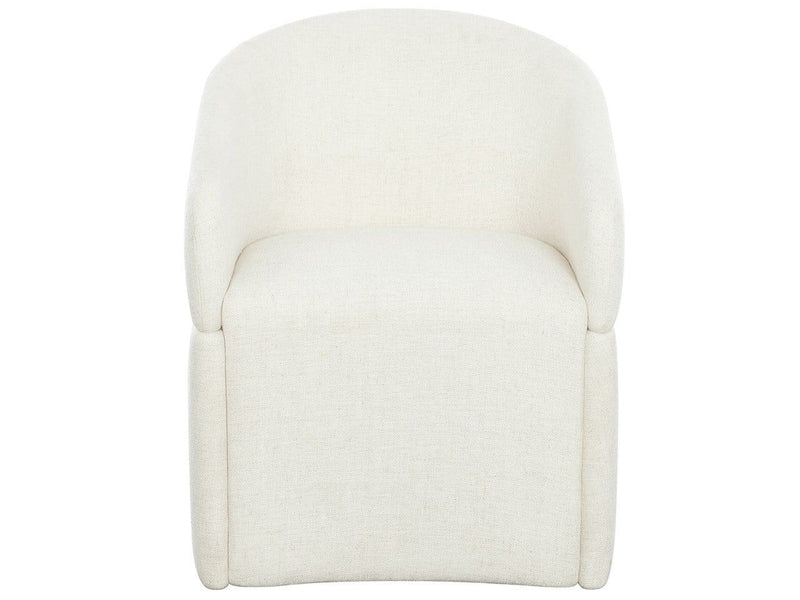 Velora - Upholstered Arm Chair - White