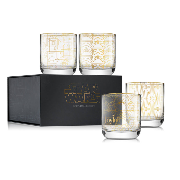 Star Wars™ Deco Drinking Glasses | Set of 4- LIMITED EDITION