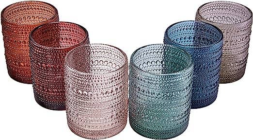Beaded Tumbler Drinking Glasses Set | 6 Set