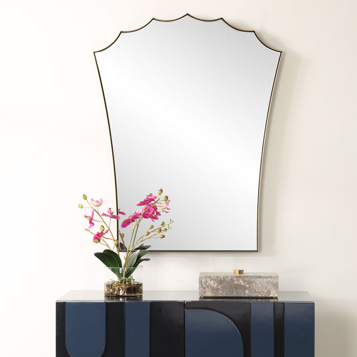 Monarch - Scalloped Arched Vanity Mirror