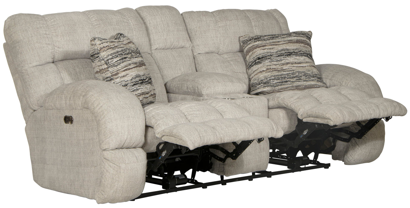 Ashland - Power Lay Flat Reclining Console Loveseat