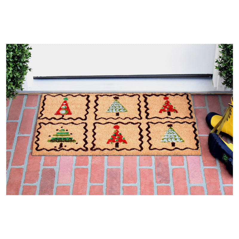 Christmas Trees Doormat