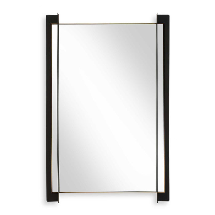 Cunene - Industrial Wall Mirror - Black