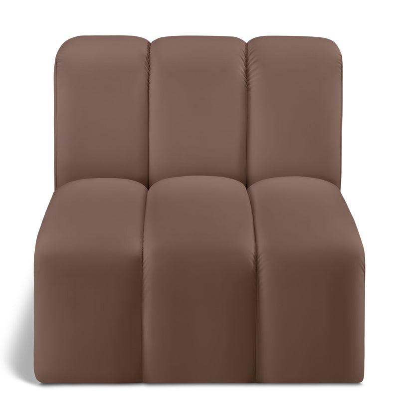 Arc - Faux Leather Straight Chair