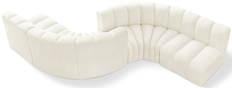 Arc - Velvet 6 Piece Modular Sofa