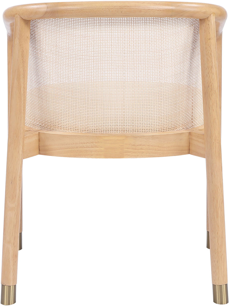 Sylvan - Vegan Leather Dining Chair (Set of 2) - Natural Frame