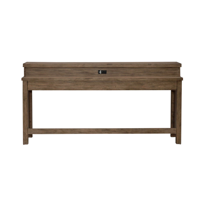 Pinebrook Ridge - Console Bar Table - Weathered Toffee