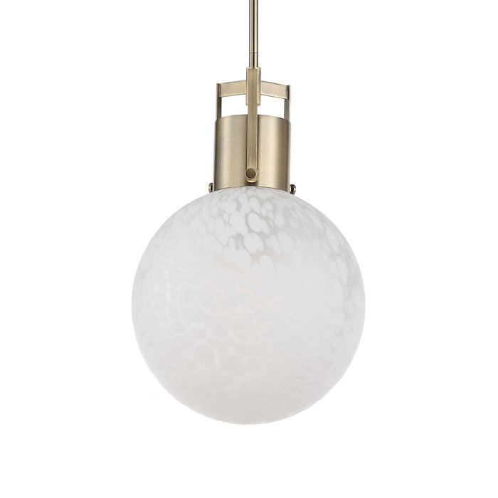 Huch - 1 Light Glass Pendant - White