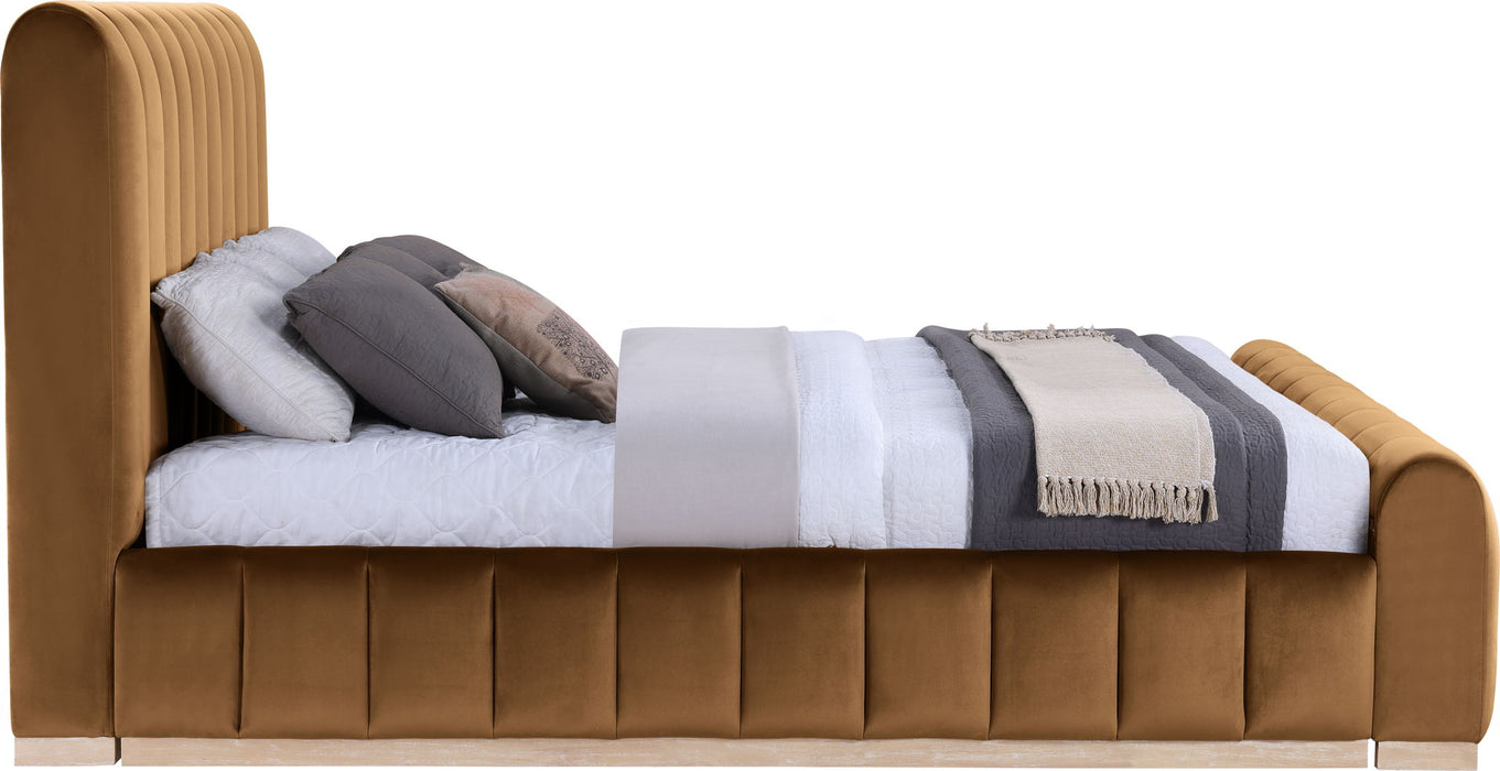 Amara - Velvet Bed