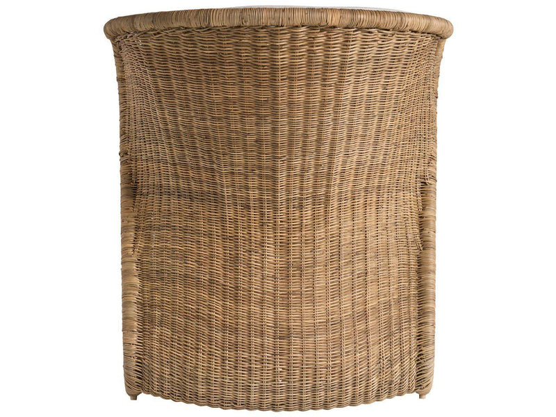 Oasis - Lounge Chair - Light Brown / White