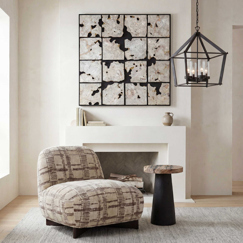 Uvalda - Stone Wall Decor - Black