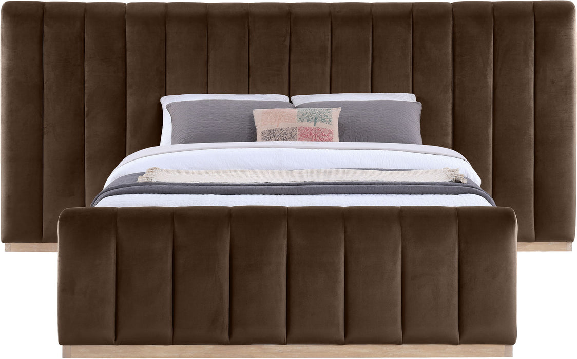 Amara - Velvet Upholstered Bed
