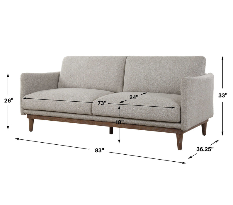 Freefall - Gray Ceruse Sofa