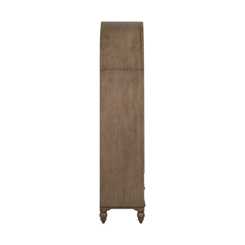 Lindsey Farm - Counter Height Swivel Chair - Natural & Brown