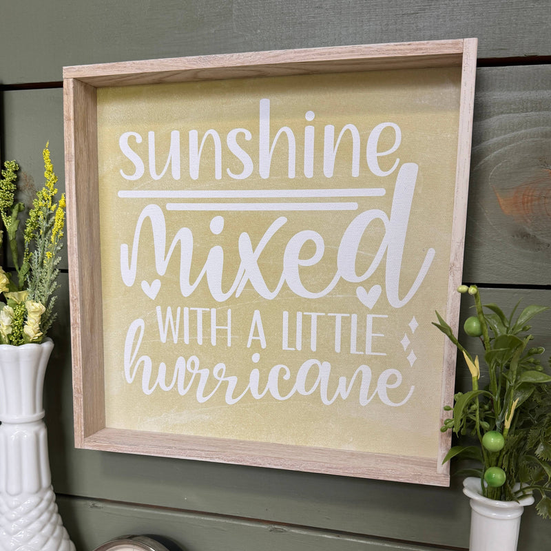 Sunshine Mixed with a Little Hurricane - Funny Canvas Art