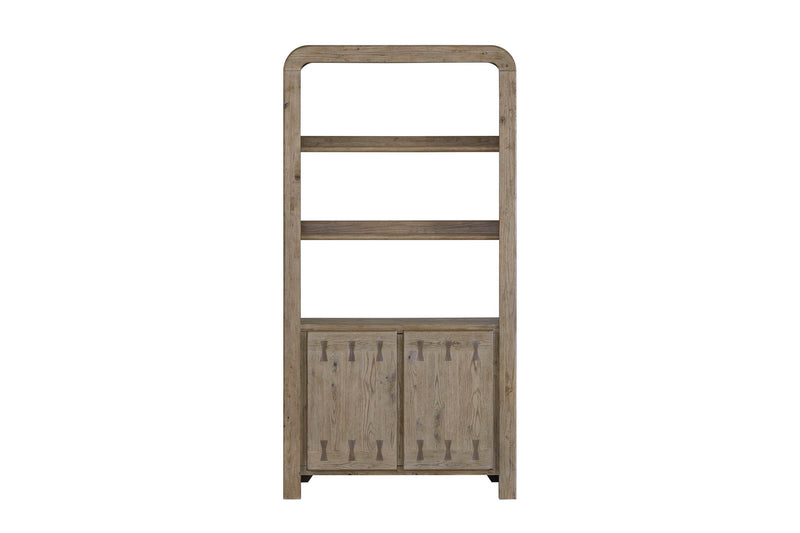 Pagosa - Bowtie Bookcase - English Knotty Oak
