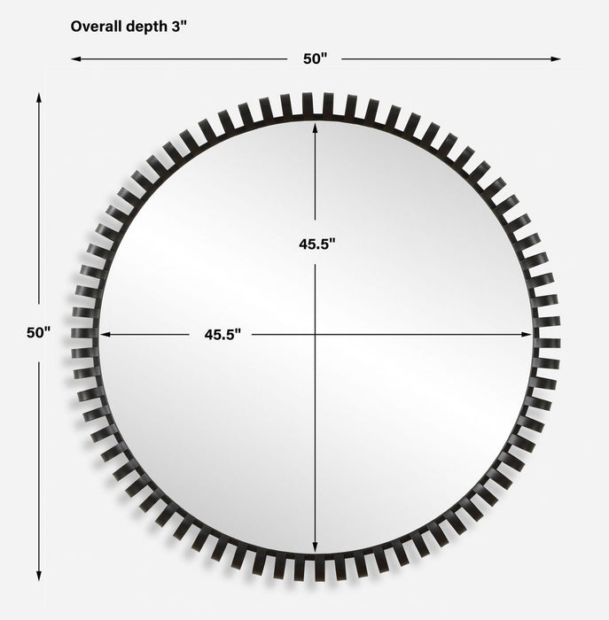 Corona - Modern Round Mirror