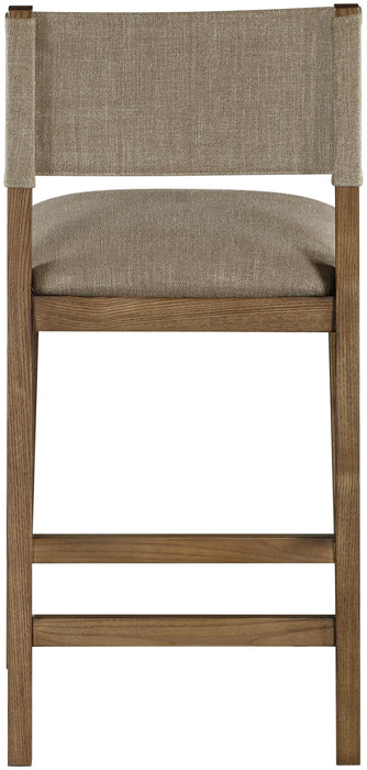 Avon - Linen Textured Performance Fabric Counter Stool