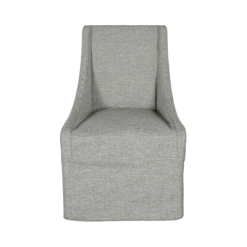 Warwick - Upholstered Rolling Dining Chair