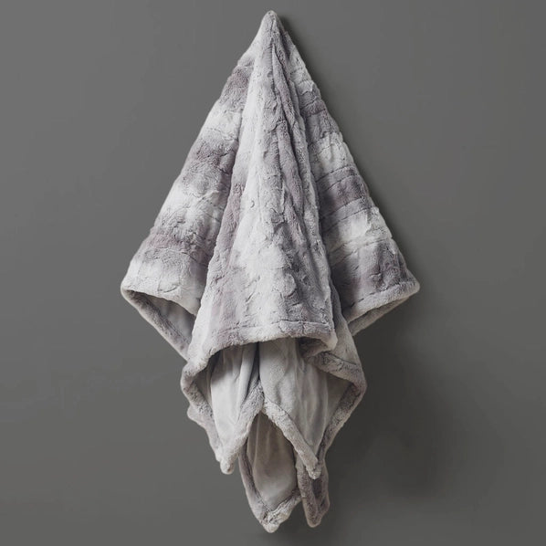Heated Wrap Faux Fur Wearable Blanket Electric Throw