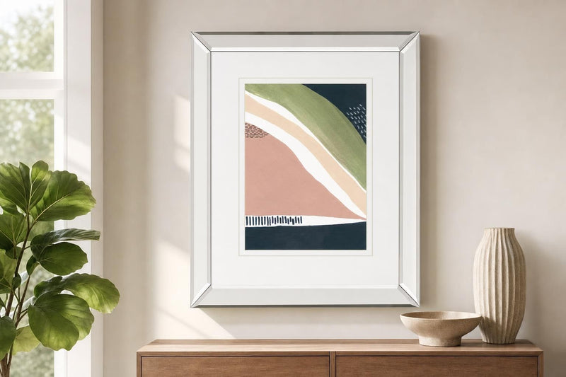 Simple Marks IV By Regina Moore - Pink