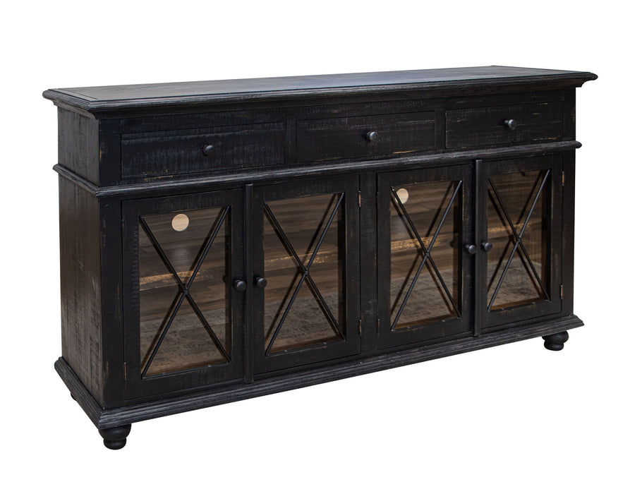 Vintage - Console / TV Stand - Antiqued Black