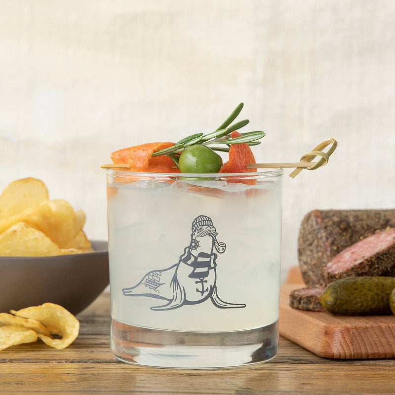 Rocks Glass | Sealion Glass | Coastal Glasses | Lighthouse