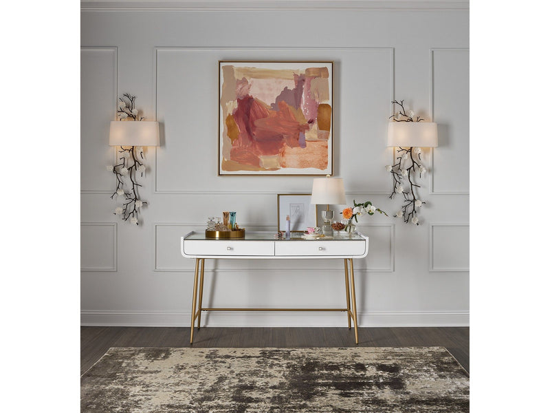 Love. Joy. Bliss.-Miranda Kerr Home - Allure Vanity Desk - White