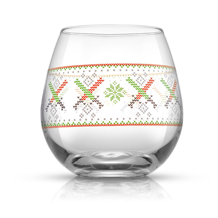 Star Wars Ugly Sweater Stemless Wine Glasses | Set of 4