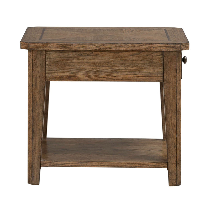 Carolina Park - End Table - Amber Brown