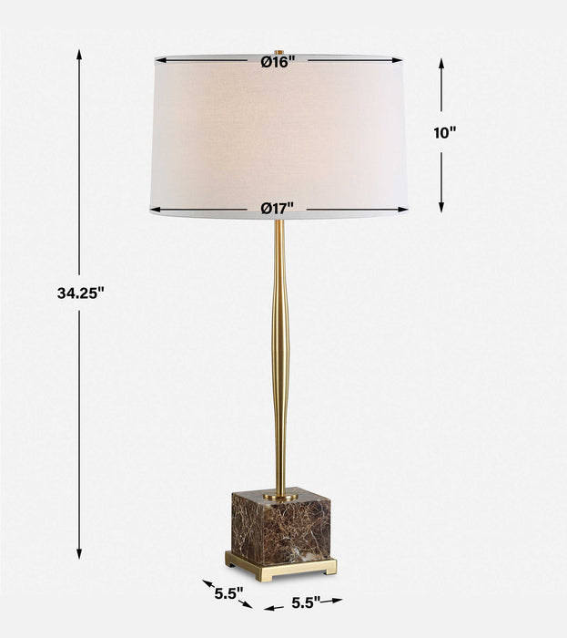 Booker - Table Lamp - Thin Brass