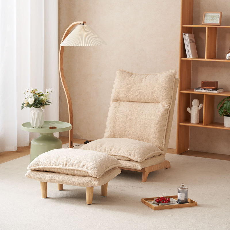 Single Lazy Sofa Chair Leisure Foldable Reclining Chair