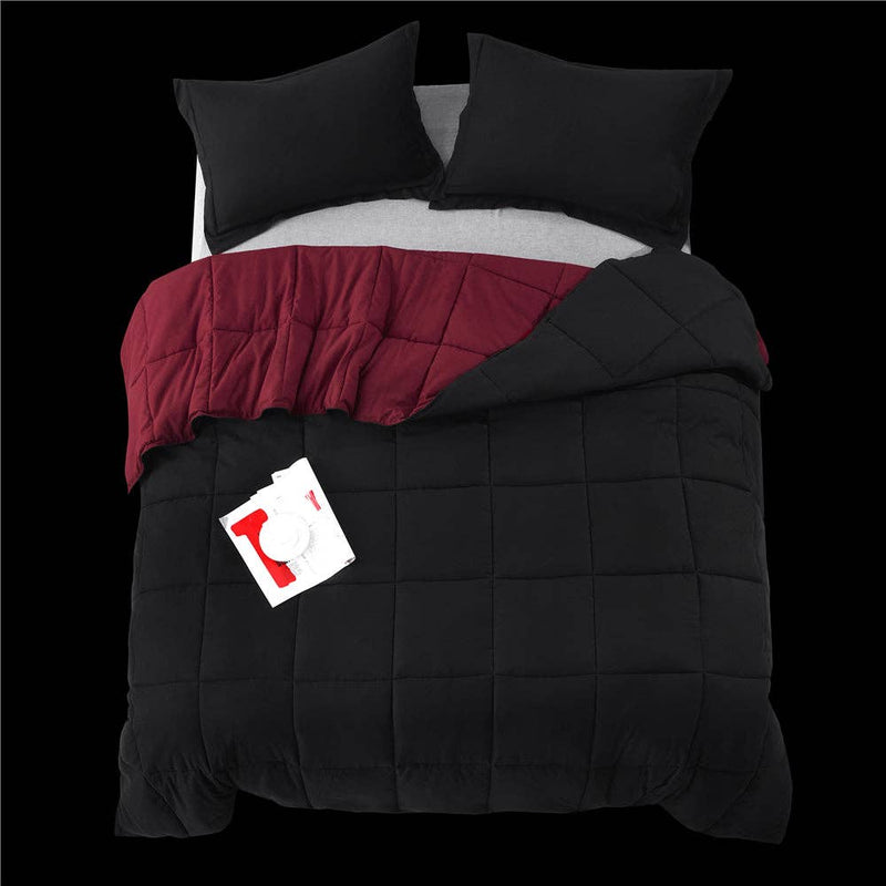 3 Piece All Season Lightweight Down Alternative Comforter Set