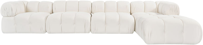 Orin - Fabric Velvet 5 Piece Modular Sectional