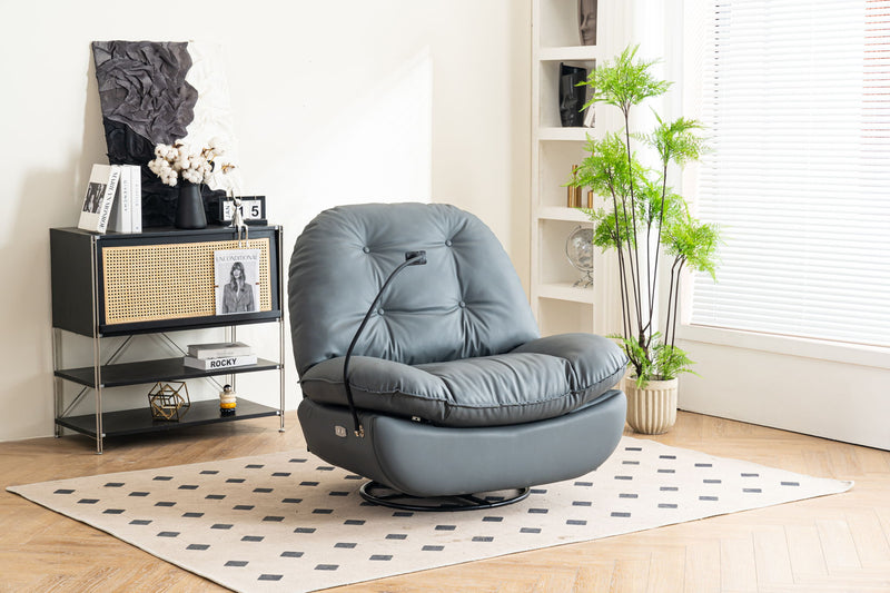 Power Recliner Swivel Glider USB Charger With tooth Music Player, Sleep, Working, Game And Leisure