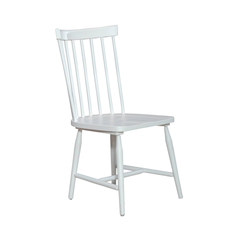 Palmetto Heights - Spindle Back Side Chair - Shell White & Driftwood